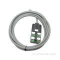 4*M12 Cable de molde de 5 polos PNP